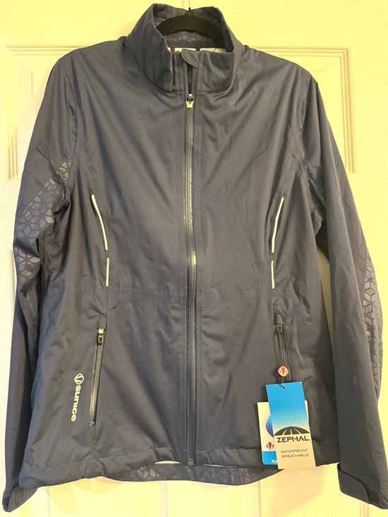 Sunice Jackets & Blazers - Women's Sunice Navy Waterproof Jacket